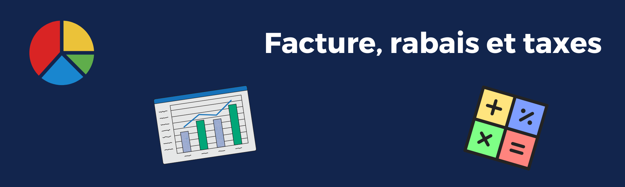 Facture, rabais et taxes
