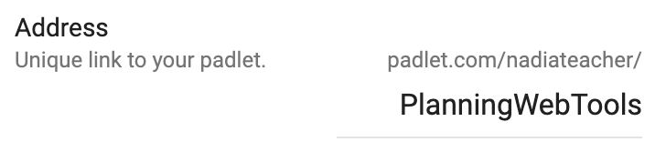 padlet address
