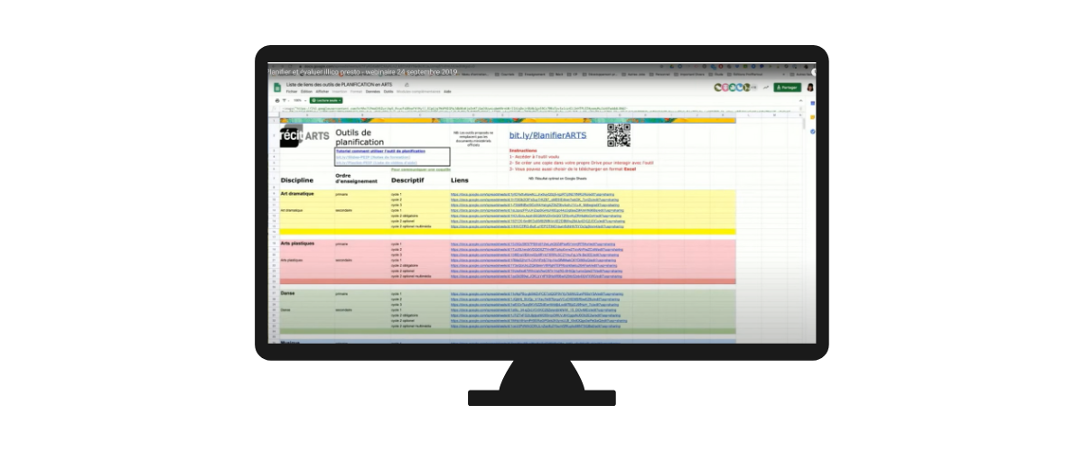 Course image - Webinaire - Planifier évaluer illico presto · 4 Arts · 2020