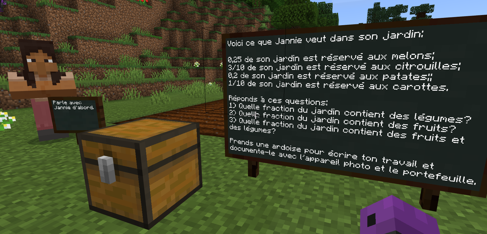 Image qui montre le premier défi mathématique de ce monde.