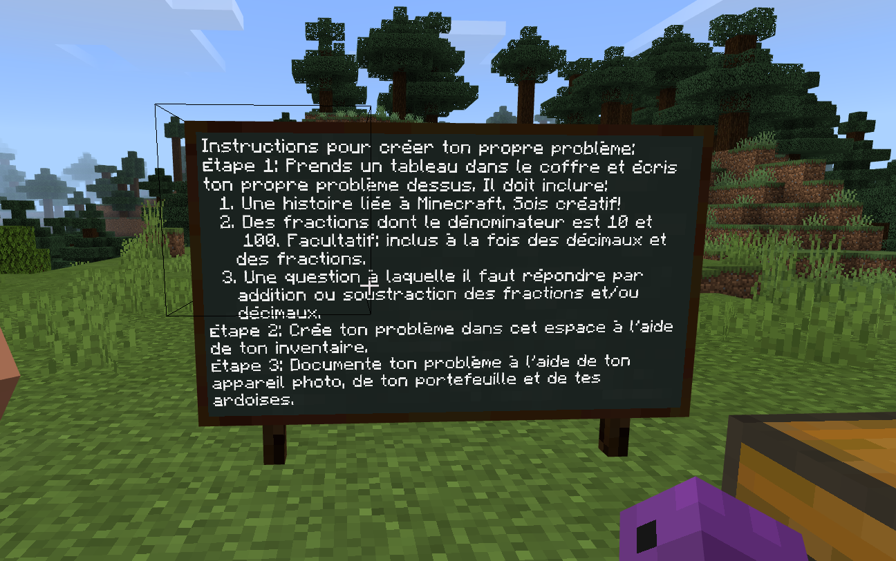 Image qui montre le quatrième défi mathématique de ce monde.