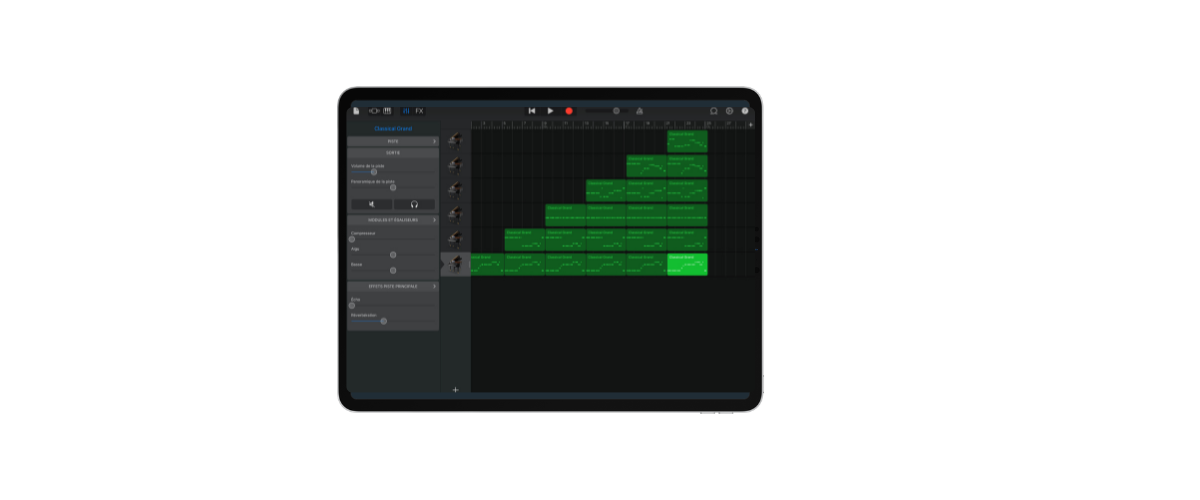 Course image - Créer en musique avec GarageBand · Tablette tactile · 2021