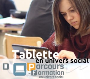 Image de cours - Activités créatives avec la tablette en univers social